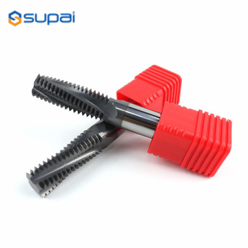 Solid Carbide Coated Thread End Mill Milling Cutter