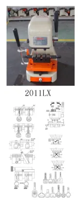 Oscar key cutting machine