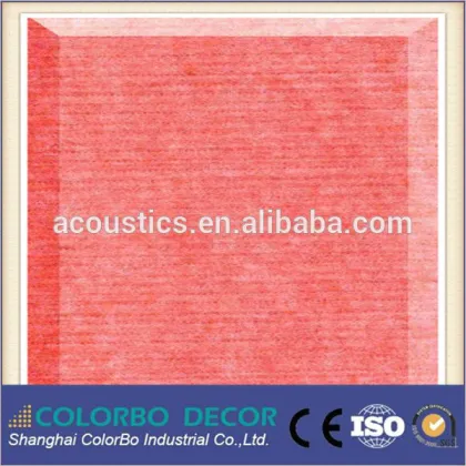 Polyester fiber sound insulation materials for auditorium