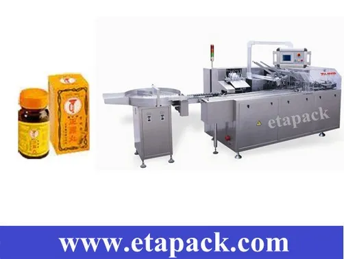 multifunction horizontal cartoning machine for bottle