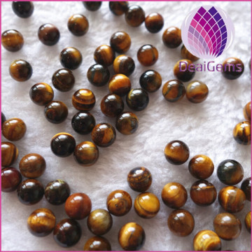 Wholesale 8 mm round no hole tiger eye beads