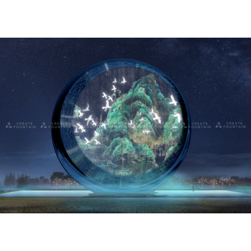 ม่านน้ำดิจิตอลแบบกำหนดเอง