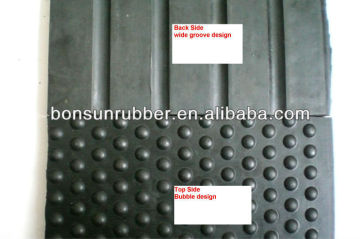 BONSUN 17mm Bubble Design horse/cow rubber mat