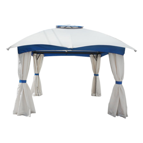 Gazebo Bali Keluli 3x3.6M dengan Kelambu