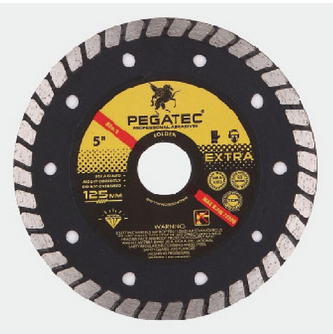 125MM PEGATEC diamond steps cutting disc for granite --dry and wet use