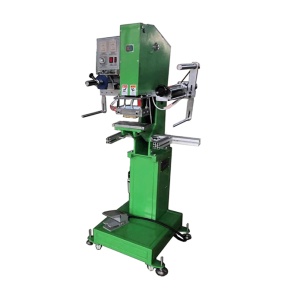 Hot foil stamping machine for crates