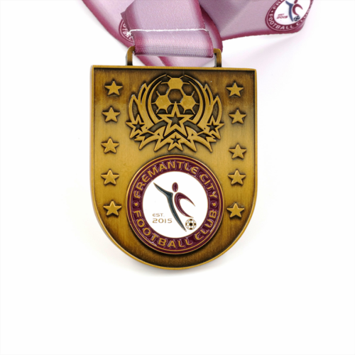 Personalisierte Custom Football Club Award -Medaille mit Ribbon