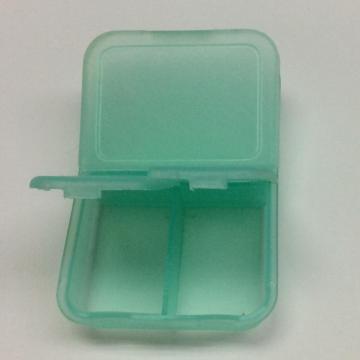 Plastic mini square pill case