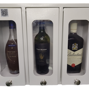 Distributore automatico senza pilota del gabinetto del vino a scansione di codice intelligente