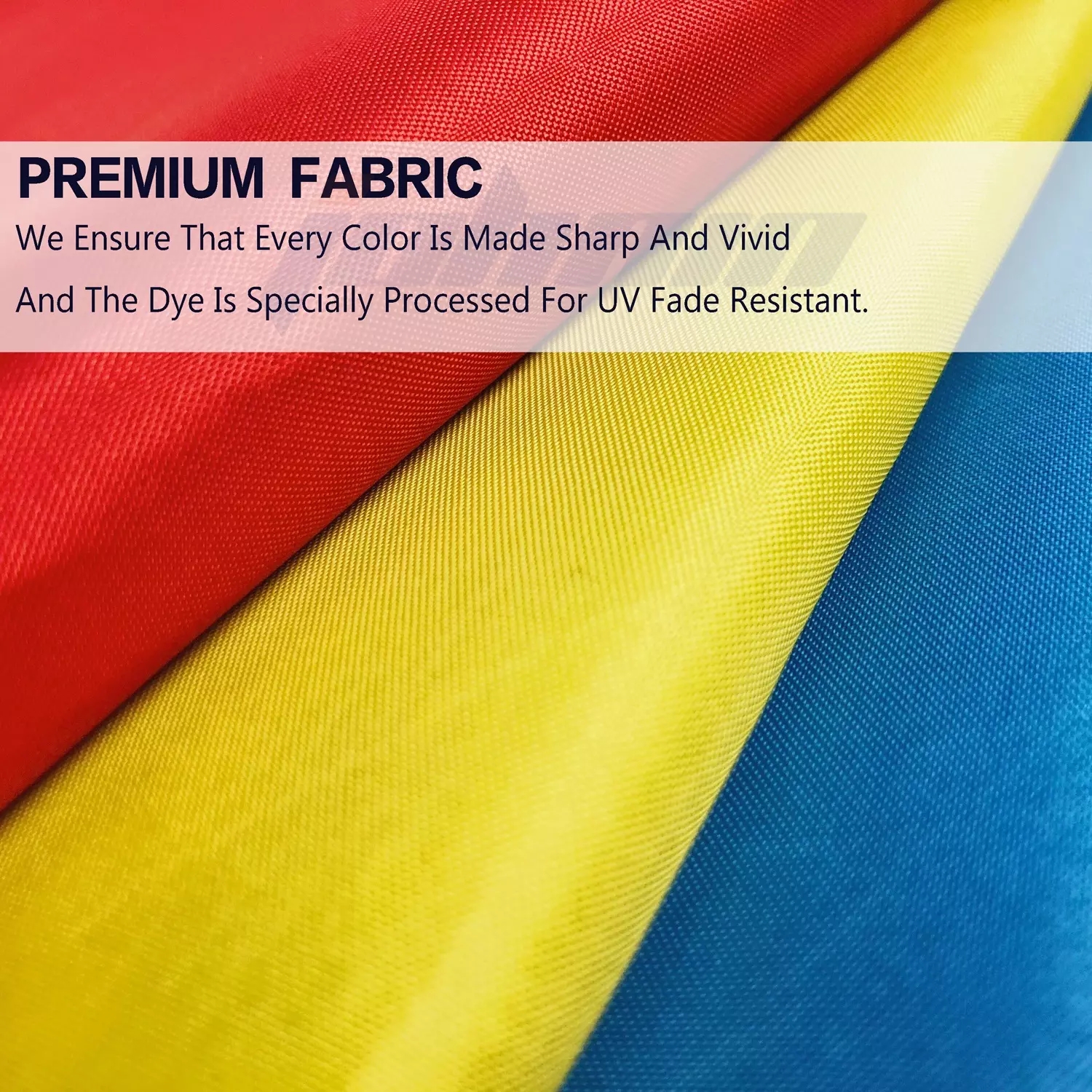 double printed flags