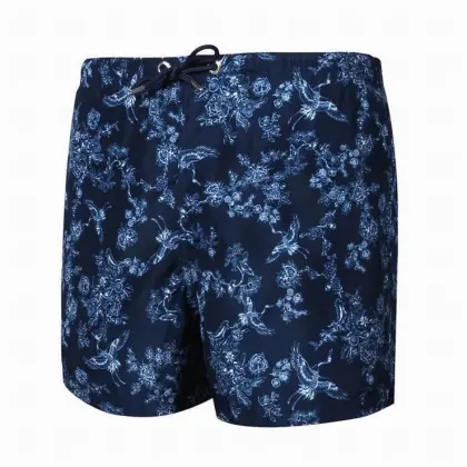 Polyester mens shorts swimwear blue men's sexy swimwear