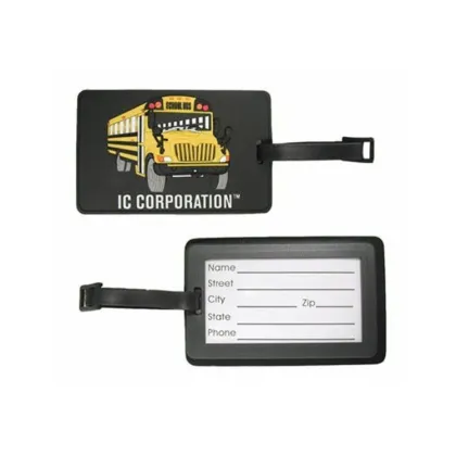 Pvc Rubber Personalized Luggage Tags , Make Your Own Luggage Tags