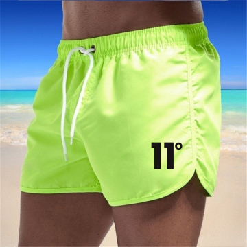 Männliche Luxus -Strandbekleidung: Schnelle trockene Schwimmstämme und Turnhallenshorts