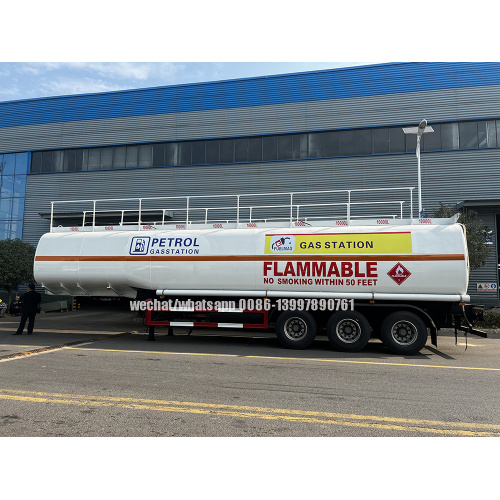 3 Axles 40000-50000 liters Petrol Transport/Delivery Semi Trailer