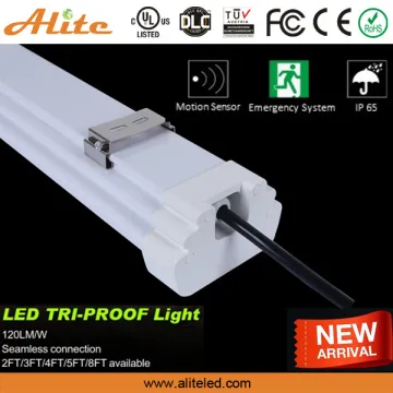 3 hours emergency led light tri-proof IP65 LED Vapor linear fixture