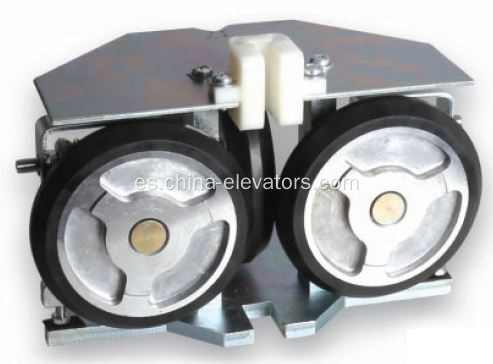 Guía de rodillos de elevador de 125 mm para cabina y CWT