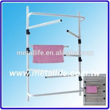 HA-301-6W Over door adjustable metal bathroom vertical towel rack