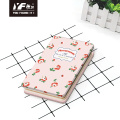 Custom flower ocean style metal cover notebook diary for girls hardcover diary