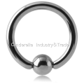 Titan Ball Verschluss Ring Fixed Bead Ball