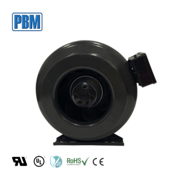 High-Quality IP55 Duct Fan for Heat Pumps: Low Noise, Circular Design, and Waterproof EC-AC Motor at 230VAC
