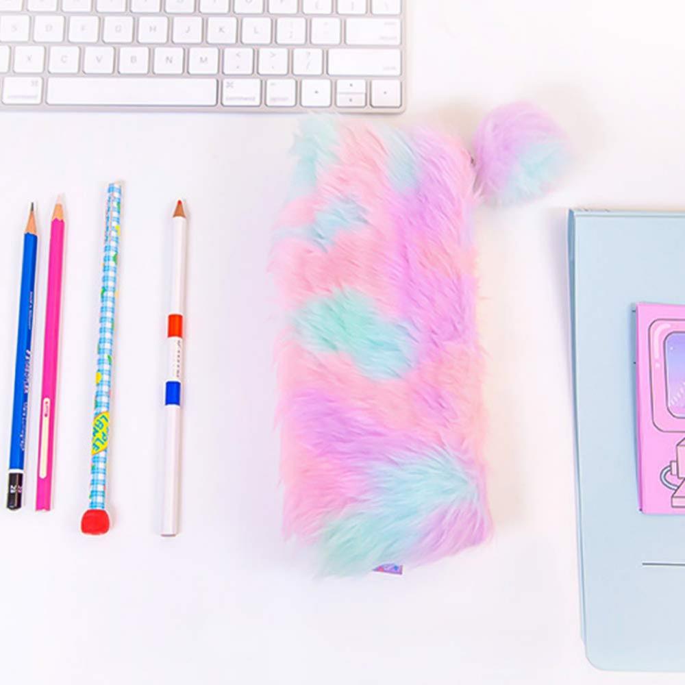 Fluffy Plush Pencil Case 3