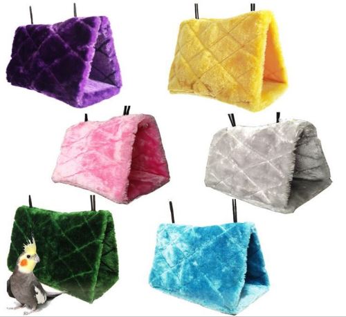 New Arrival Bird House Plush Snuggle Shed Tent Bed Bird Hammock Parrot Hanging Cave Nest