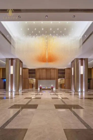 Contemporary gold glass chandelier light style