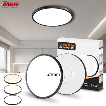 Ultra Thin 9\" 24W Tri-Proof Flush Mount LED Ceiling Light