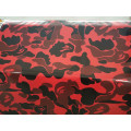 Bape Ape Design Red&Black Camouflage Digital Vinyl Wrap