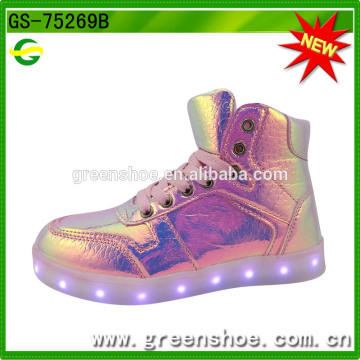 2016 popular led light up kids shoes from China factory