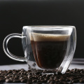 เครื่องล้างจาน &amp; ไมโครเวฟ Safe 50ml Double Wall Glass cup