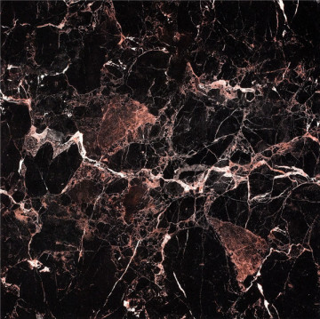 Black Porcelain Crystal Glazed Polished Flooring Tile (QYP8008)