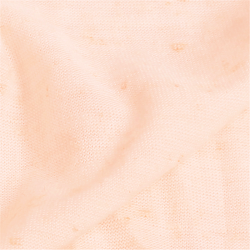 Elegant Orange Linen Knitted Duble Fabric