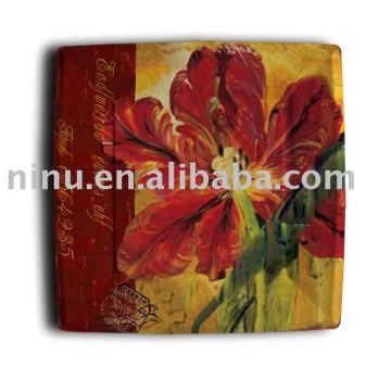 YLSP015 colour paper plate/square paper plate