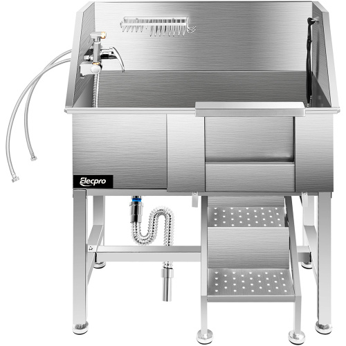 dog bathing tubs for groomers High Quality Stainless Steel Dog Grooming Tubs Factory