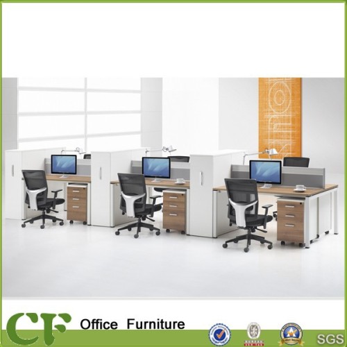 OEM White bookcase with desktop computer table