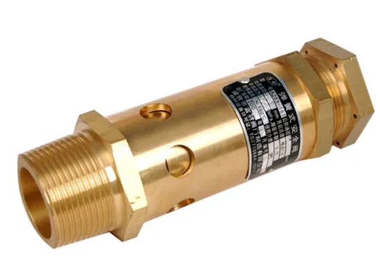 Spring Type Brass Safety Valve, 1/4" Male NPT Air Compressor Part