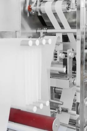 High Speed Disinfection Pocket Wet Tissue Wipe Making Machine