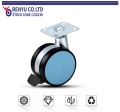 OEM Blue Furniture Casters Wheels Brek Plat Top