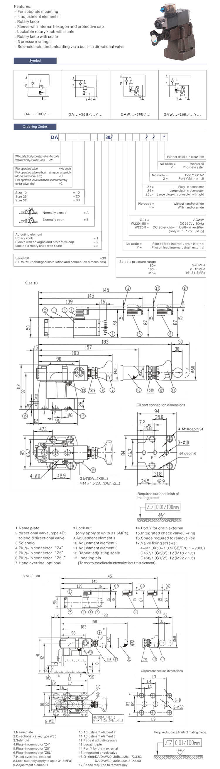 Pilot Operated Single Solenoid Valve