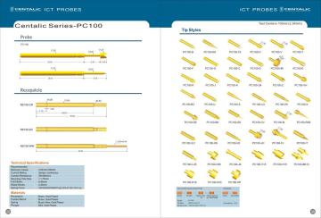 In-circuit Test Probe Pogo Pin PC100 Series for PCBA Inspection