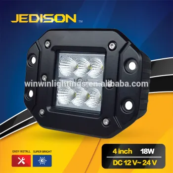 24w CR EE Waterproof Flush Mount LED Pod Work Light Spot/Flood Offroad 4wd 12V