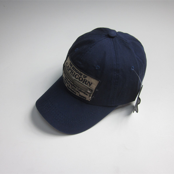 Zipper Pocket Sports Cap