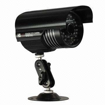 CCD weather-proof IR camera, made of metal with 1/3-inch Sony CCD sensor and 420TVL resolution