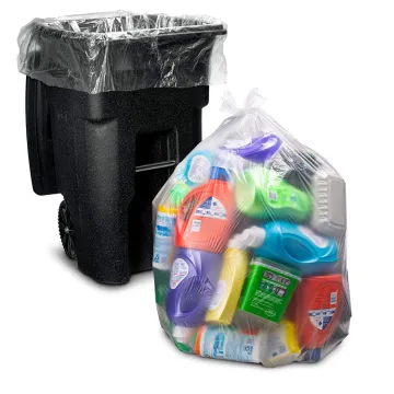 Bolsa de basura de plastico de alta calidad alta resistencia PE