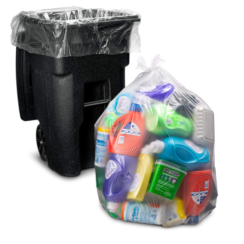 Bolsa de basura de plastico de alta calidad alta resistencia PE