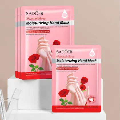 Natural Organic Goat Milk Peeling Hand Mask for Whitening and Moisturizing