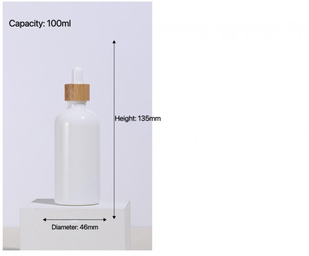 White Porcelain Dropper Bottle