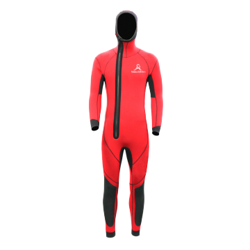 Seaskin herrar 6/5 / 4mm Hooded Front Zip Fullsuit