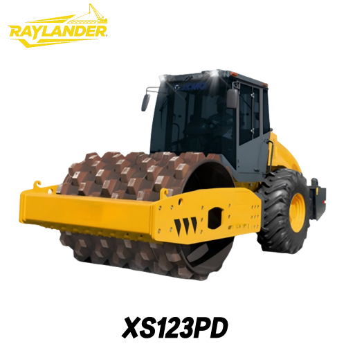 Аднабарабанны вібрацыйны каток XS123PD